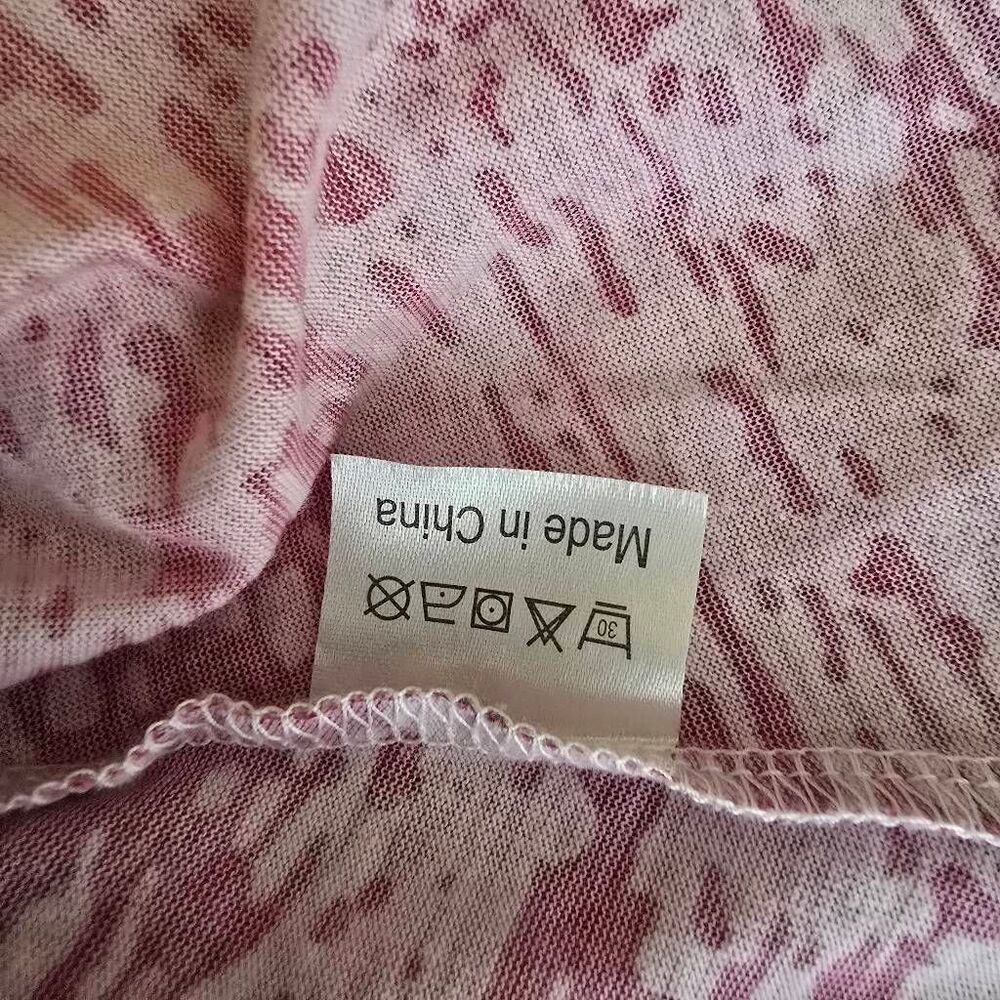 Kai Wahine Designs St Thomas VI Hibiscus Burnout Tank Cover Up Dress Pockets L - Picture 9 of 10
